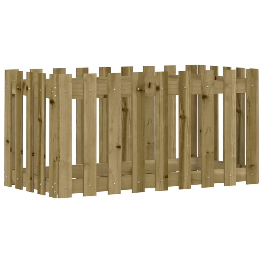 VIDAXL -Pflanzerinstallation HEK -Design 100x50x50 cm imprägniertes Holz