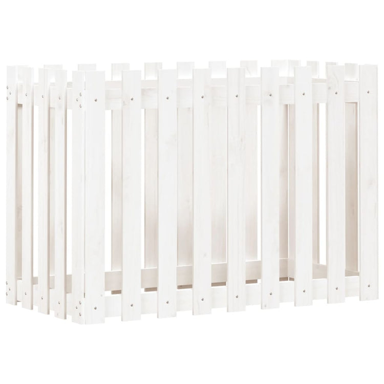 Vidaxl Pflanzer Insent HEK Design 100x50x70 cm Kiefer Wit White