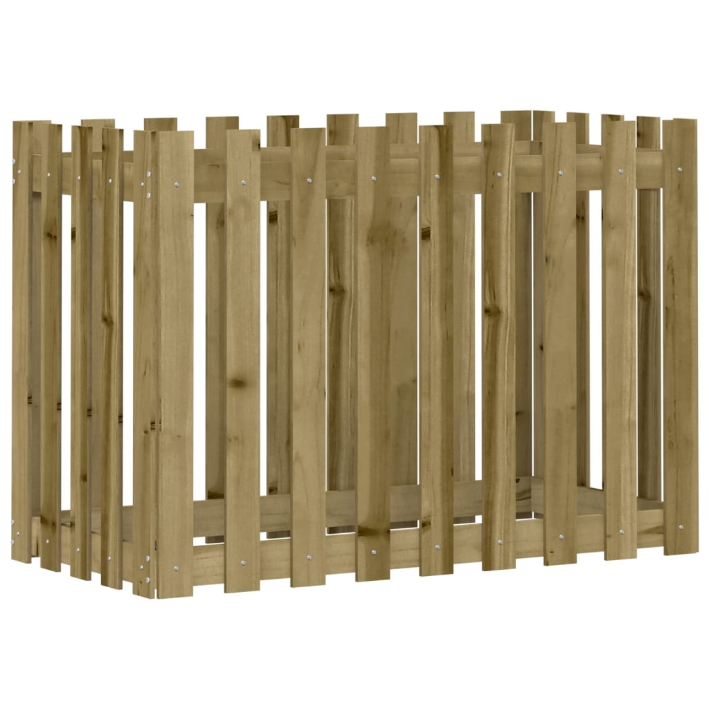 Vidaxl -Pflanzer vermehrte HEK -Design 100x50x70 cm imprägniertes Holz