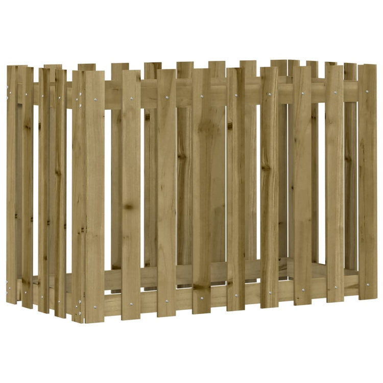Vidaxl -Pflanzer vermehrte HEK -Design 100x50x70 cm imprägniertes Holz