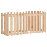 Vidaxl -Pflanzer mit Zaundesign 150 x 50 x 70 cm Kiefernholz - afbeelding 2