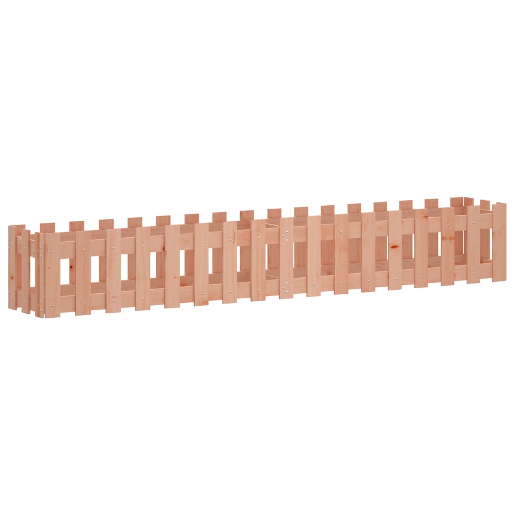 Vidaxl Pflanzer erhöhte das HEK -Design 200x30x30 cm Solid Douglashout