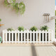 Vidaxl Pflanzer Insent HEK Design 200x50x50 cm Kiefern mit Weiß