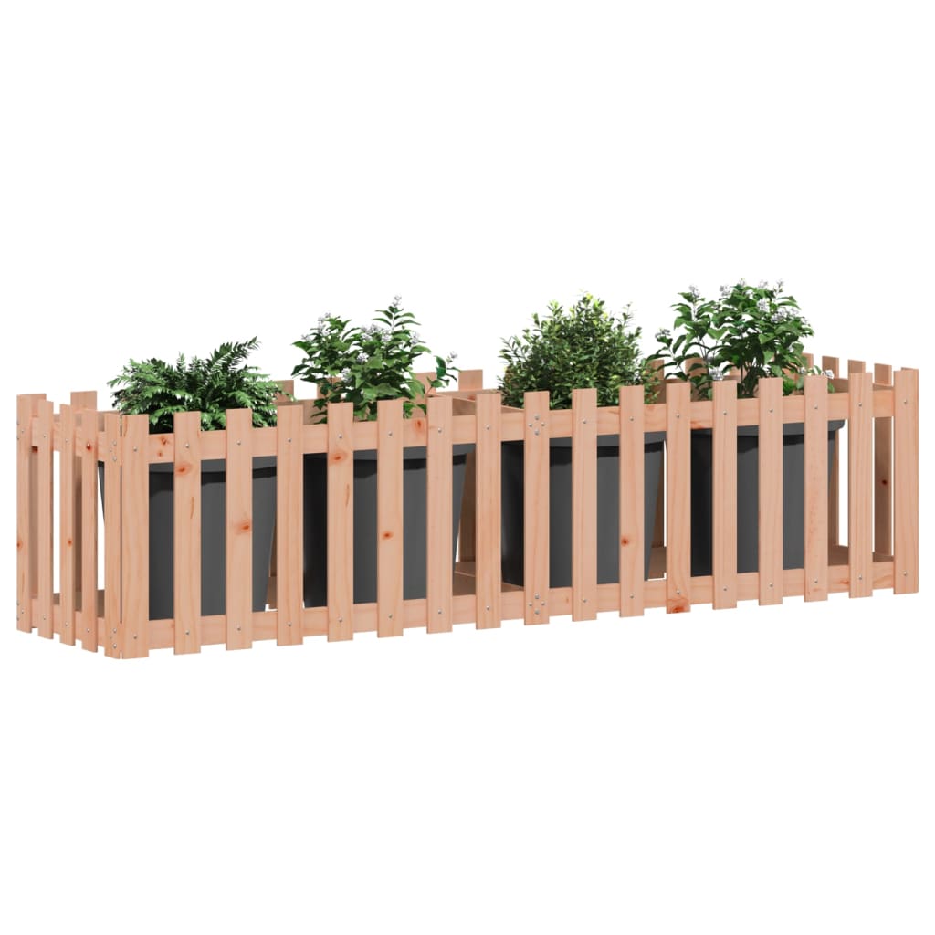 Vidaxl Pflanzer erhöhte das HEK -Design 200x50x50 cm Solid Douglashout
