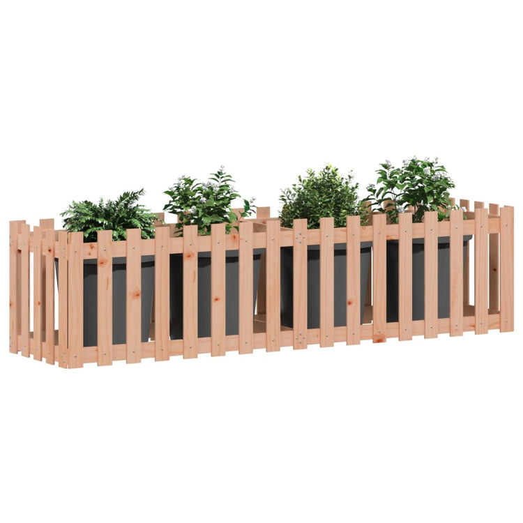 Vidaxl Pflanzer erhöhte das HEK -Design 200x50x50 cm Solid Douglashout