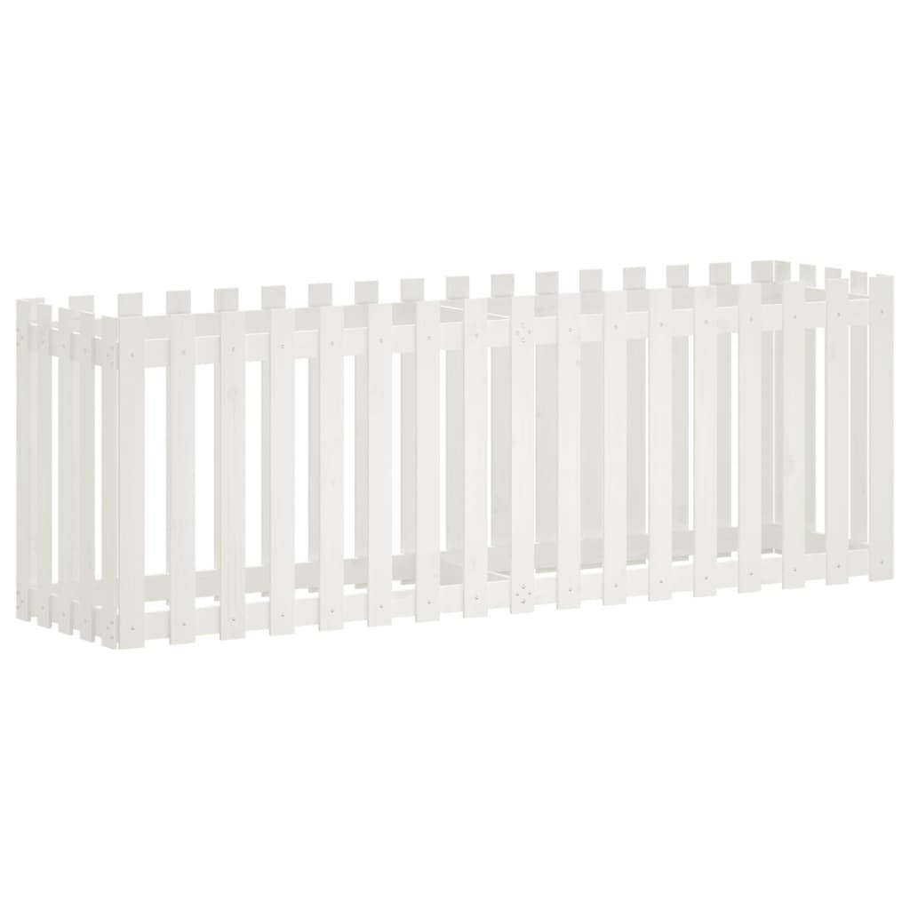 Vidaxl Pflanzer Insent HEK Design 200x50x70 cm Kiefer Wit White