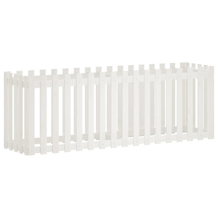 Vidaxl Pflanzer Insent HEK Design 200x50x70 cm Kiefer Wit White