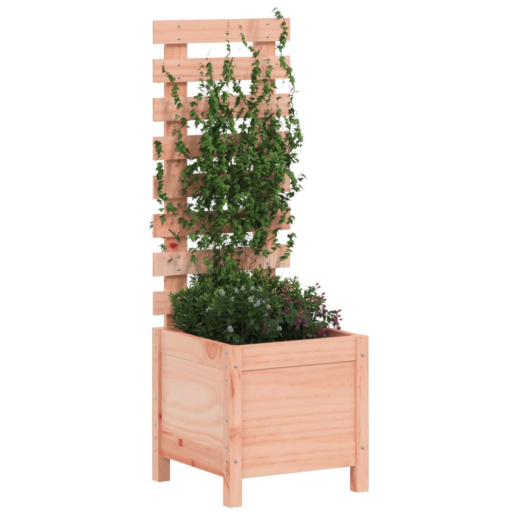 VIDAXL -Planungsbox mit Rack 39x39.5x114 cm Solid Douglashout