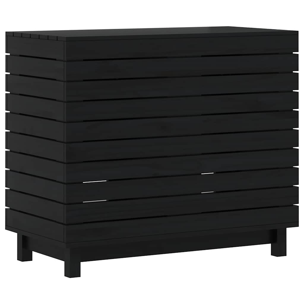 VIDAXL -Waschkorb 88.5x44x76 cm Festkiefer
