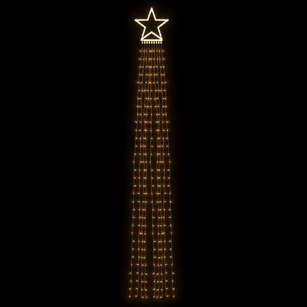 Vidaxl Weihnachtsbaumbeleuchtung 320 warm -weiße LEDs 375 cm