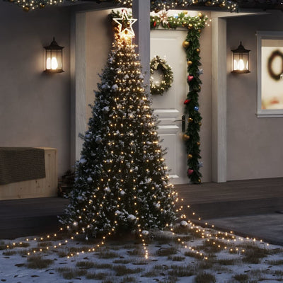 Vidaxl Weihnachtsbaumbeleuchtung 320 warm -weiße LEDs 375 cm