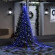 Vidaxl Weihnachtsbaumbeleuchtung 320 Blaue LEDs 375 cm