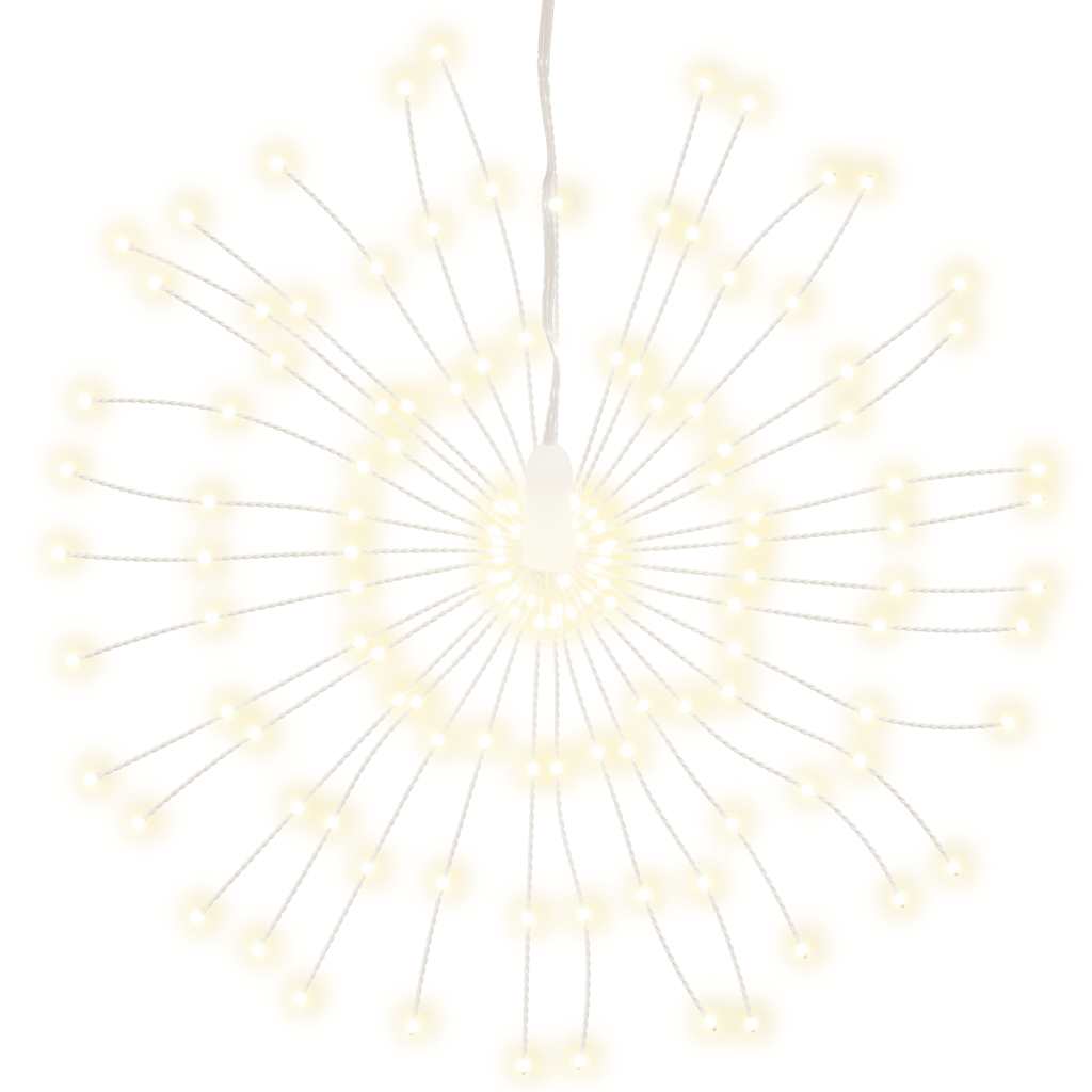Vidaxl Weihnachtsbeleuchtungsfeuerwerk 140 warm -weiße LEDs 17 cm