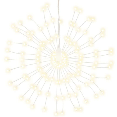 Vidaxl Weihnachtsbeleuchtungsfeuerwerk 140 warm -weiße LEDs 17 cm