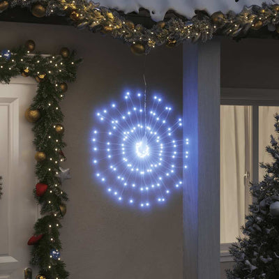 Vidaxl Weihnachtsbeleuchtungsfeuerwerk 4 St 140 Kalt weiße LEDs 17 cm