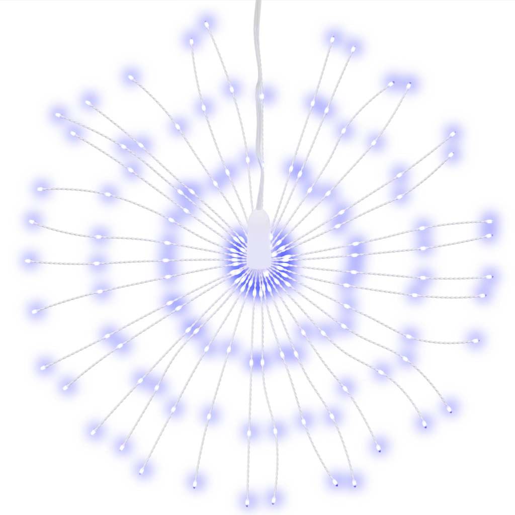 Vidaxl Weihnachtsbeleuchtung Feuerwerk 140 Blaue LEDs 17 cm