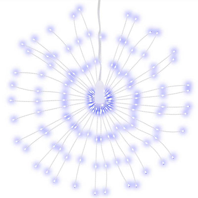 Vidaxl Weihnachtsbeleuchtung Feuerwerk 140 Blaue LEDs 17 cm