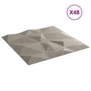 VIDAXL 48 ST WALSPORULTE DIAMOND 12 m² 50 x 50 cm XPS Betonpreis - afbeelding 3