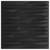 VIDAXL 12 ST WALL TOMELS STein 3 m² 50 x 50 cm xps schwarz
