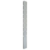 Vidaxl Zaunpfosten 20 ST 220 cm verzinkter Stahl Silberfarbe