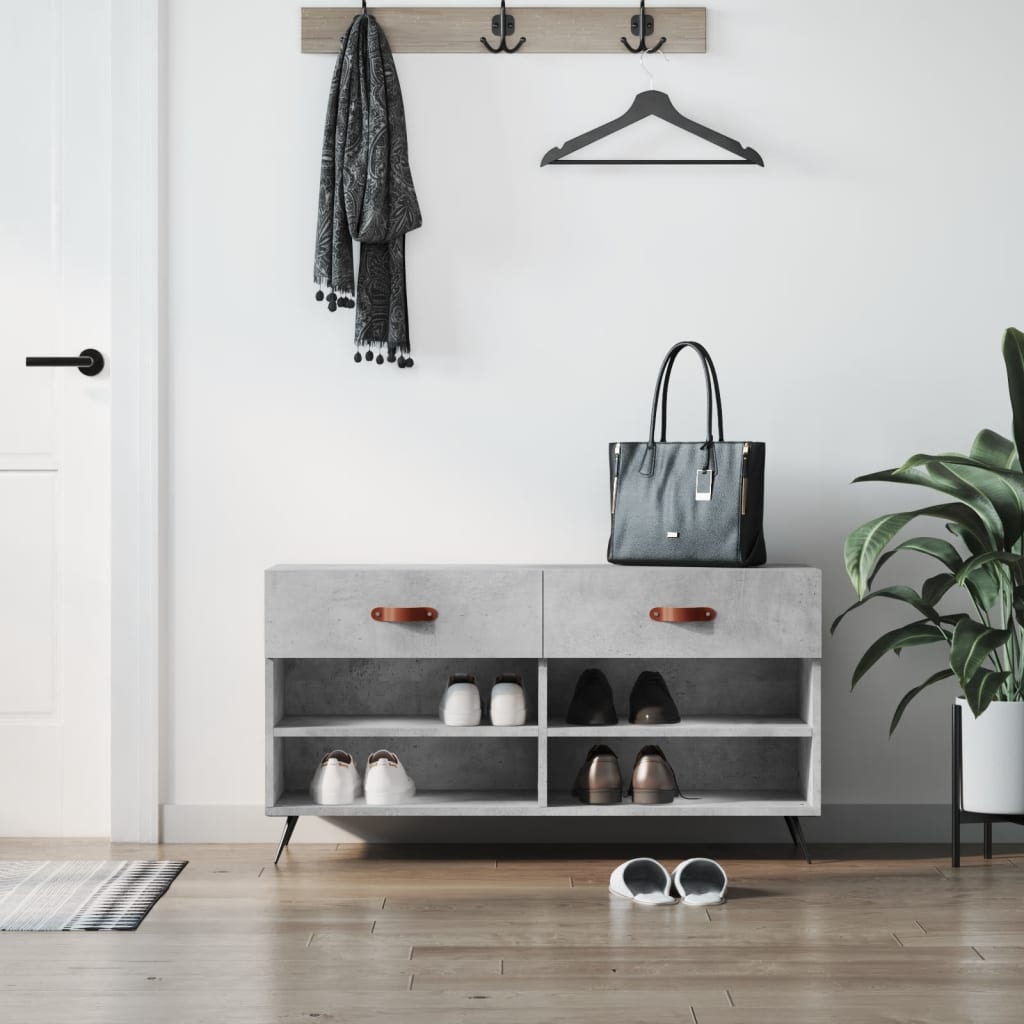Vidaxl Schuhsofa 102x35x55 cm verarbeiteter Holzbetonpreis
