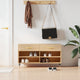 Vidaxl Schuhsofa 102x35x55 cm verarbeitetes Holz Sonoma Eichefarbe