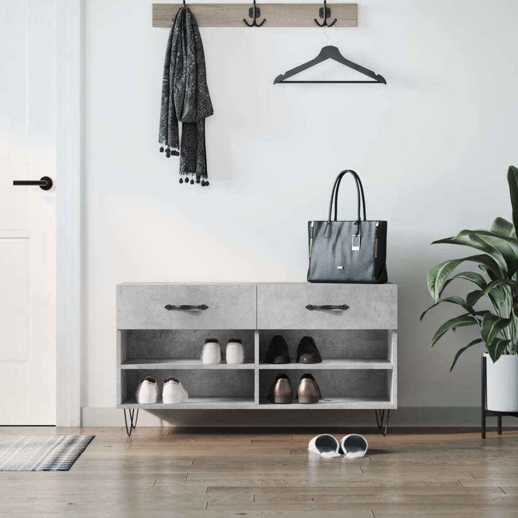 Vidaxl Schuhsofa 102x35x55 cm verarbeiteter Holzbetonpreis