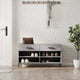 Vidaxl Schuhsofa 102x35x55 cm verarbeitetes Holzgrau Sonoma Eiche Farbe