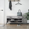 Vidaxl Schuhsofa 102x35x55 cm verarbeitetes Holzgrau Sonoma Eiche Farbe