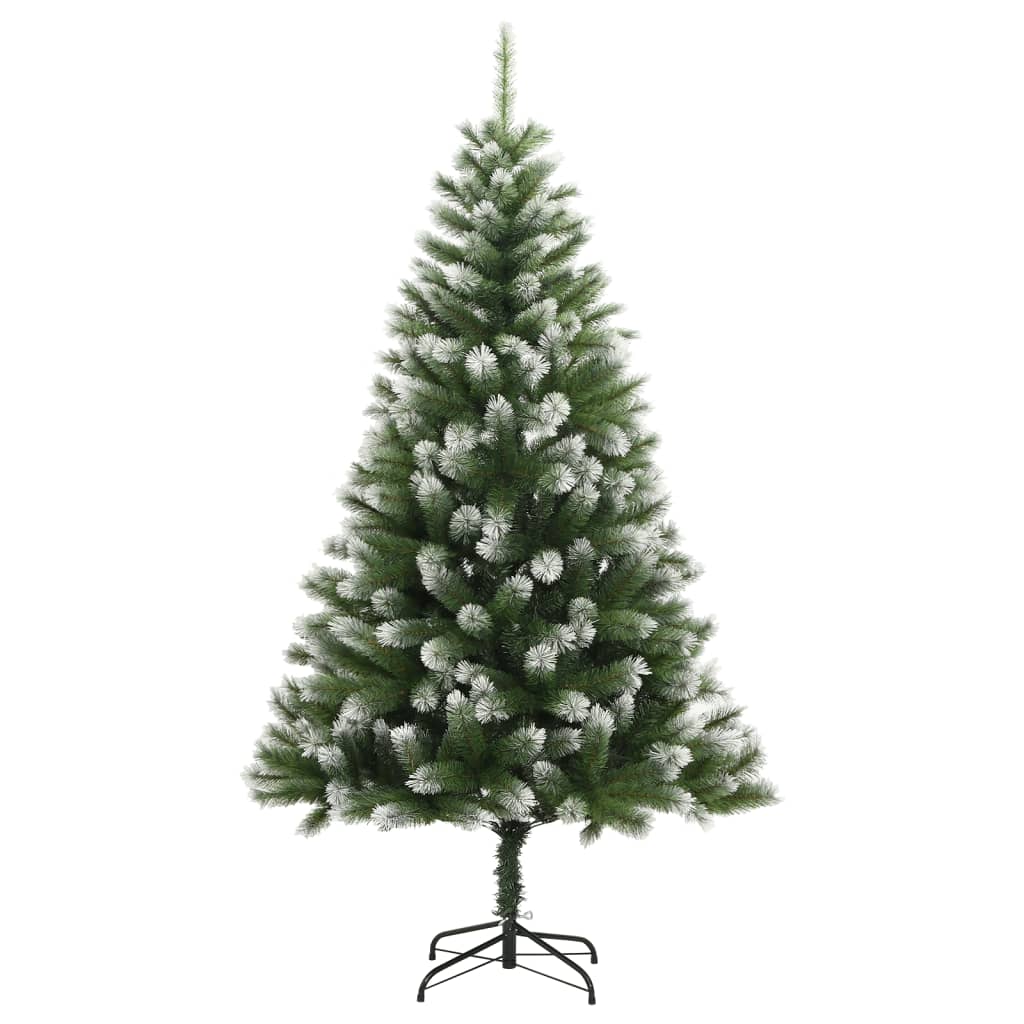 Vidaxl Kunstkerstboom mit Scharnieren und Schnee 150 cm