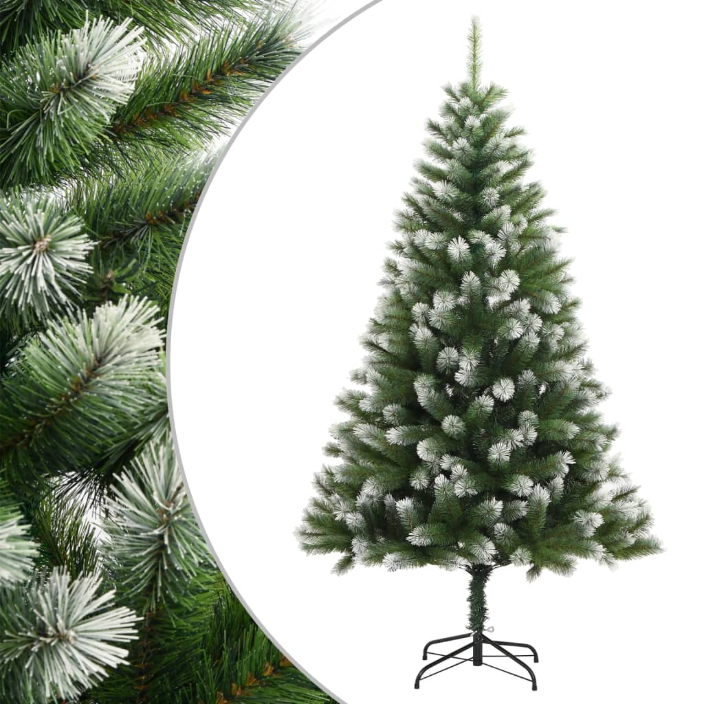 Vidaxl Kunstkerstboom mit Scharnieren und Schnee 180 cm