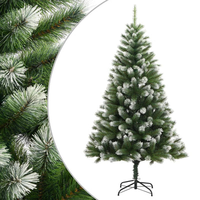 Vidaxl Kunstkerstboom mit Scharnieren und Schnee 180 cm
