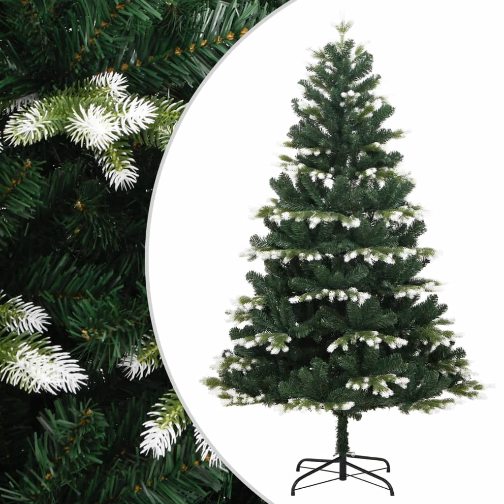 Vidaxl Kunstkerstboom mit Scharnieren und Schnee 120 cm