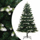 Vidaxl Kunstkerstboom mit Scharnieren und Schnee 120 cm