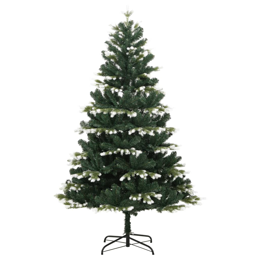 Vidaxl Kunstkerstboom mit Scharnieren und Schnee 120 cm
