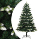 Vidaxl Kunstkerstboom mit Scharnieren und Schnee 180 cm