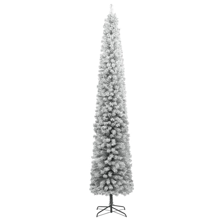 Vidaxl Kunstkerstboom schmal mit Standard- und Schnee 300 cm PVC