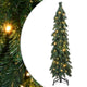 VIDAXL KUNSTKERSTBOOM mit Beleuchtung 60 LEDs 120 cm