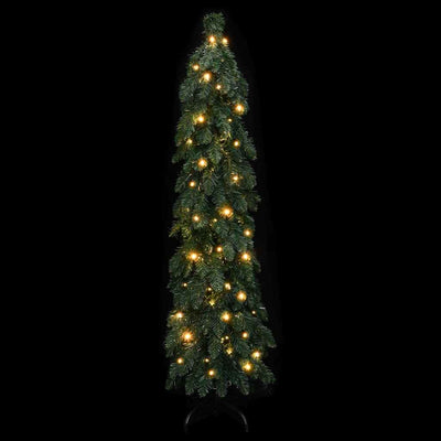 VIDAXL KUNSTKERSTBOOM mit Beleuchtung 60 LEDs 120 cm