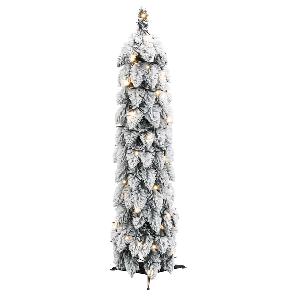 Vidaxl Kunstkerstboom mit Beleuchtung und Schnee 30 LEDs 60 cm