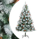 Vidaxl Kunstkerstboom mit Scharnierenkasten und Beeren 240 cm