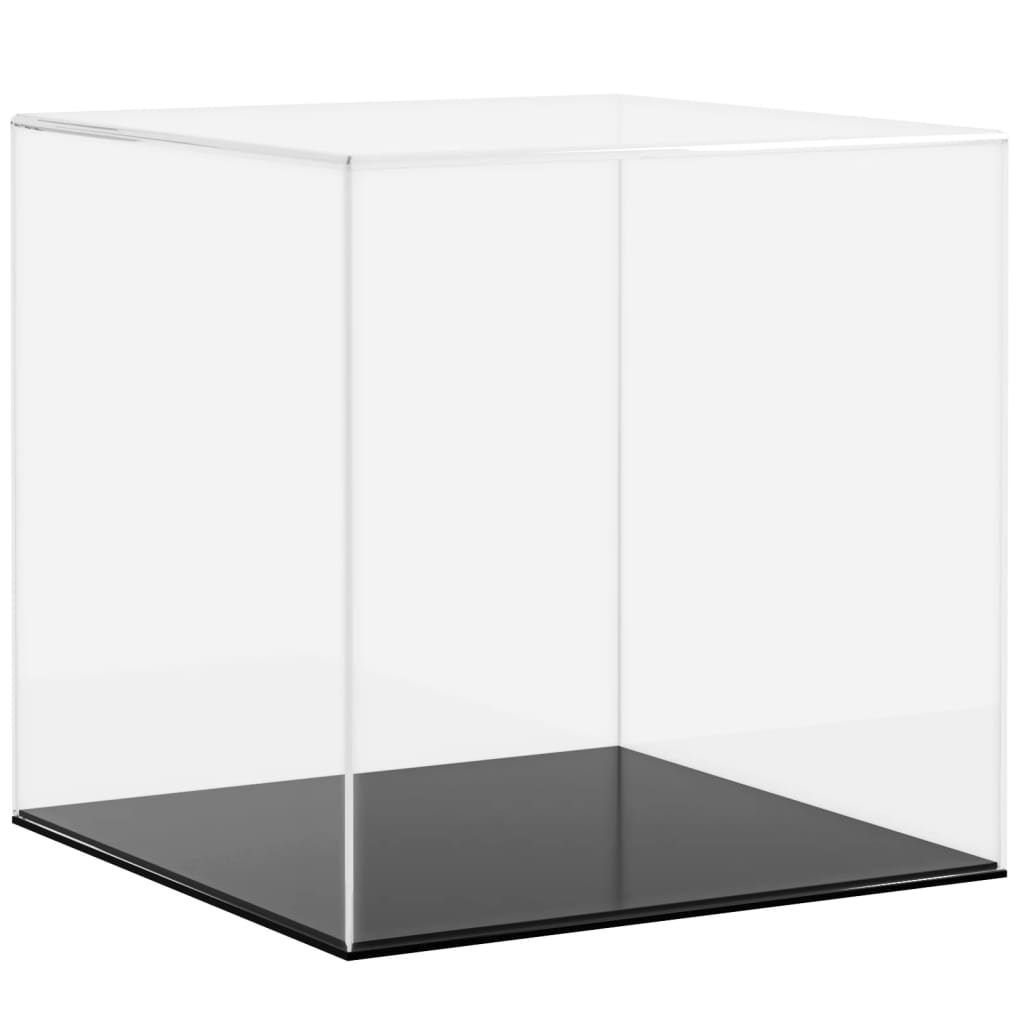 VIDAXL -Anzeige transparent 30x30x30 cm Acryl