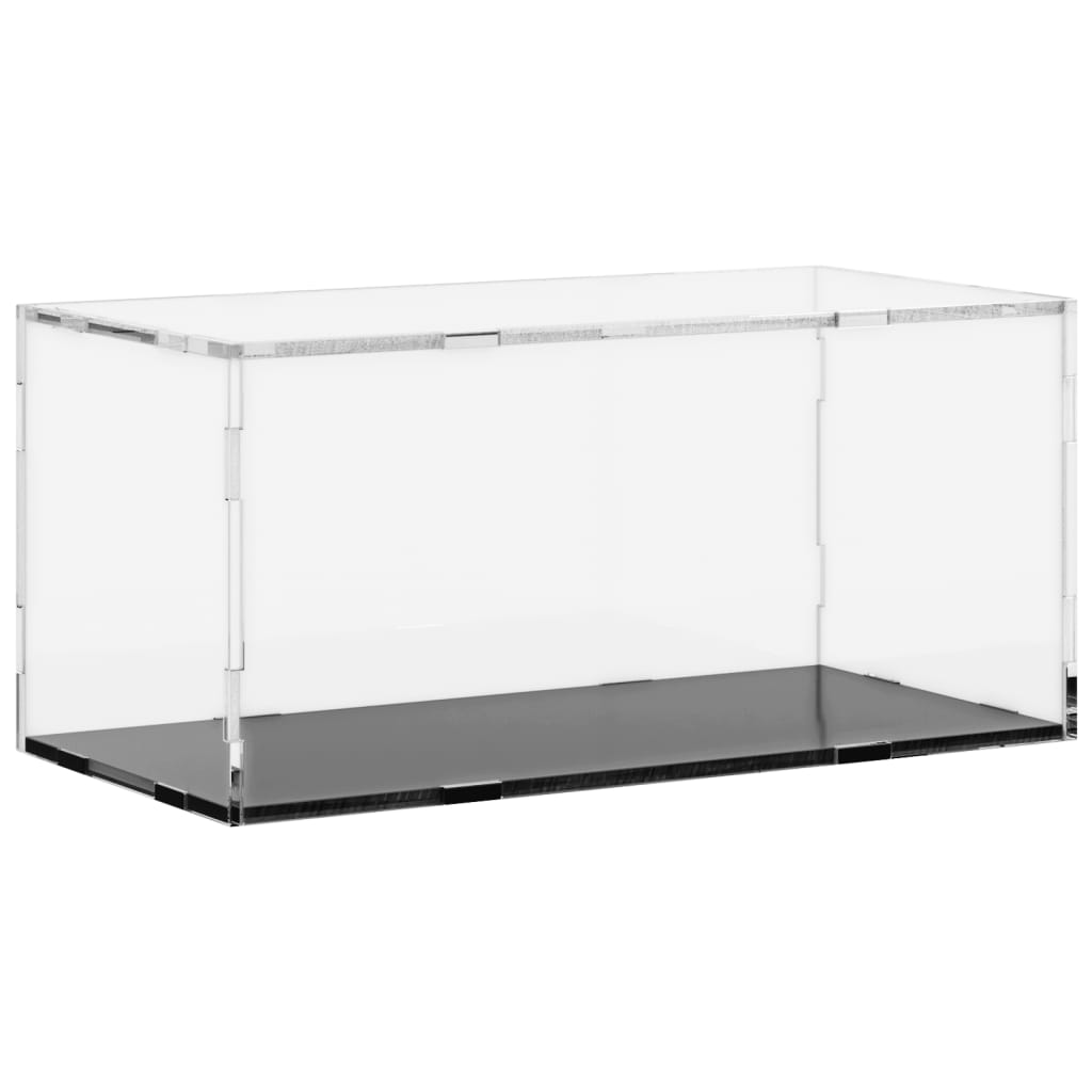 VIDAXL -Anzeige transparent 30x15x14 cm Acryl
