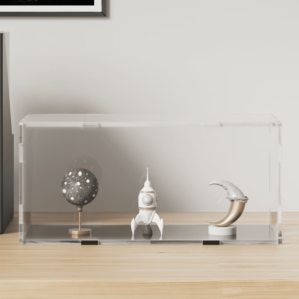 VIDAXL -Anzeige transparent 30x15x14 cm Acryl
