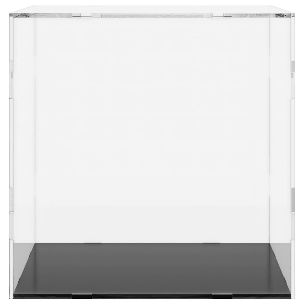 VIDAXL -Anzeige transparent 30x30x30 cm Acryl