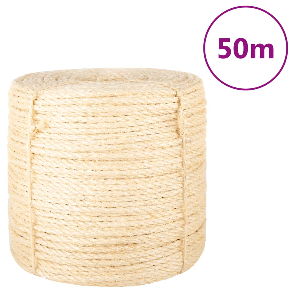 VIDAXL -Seil 6 mm 50 m 100% Schwester