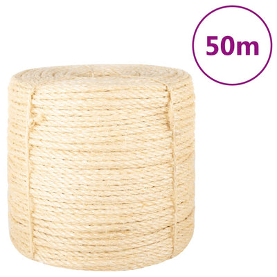 VIDAXL -Seil 6 mm 50 m 100% Schwester