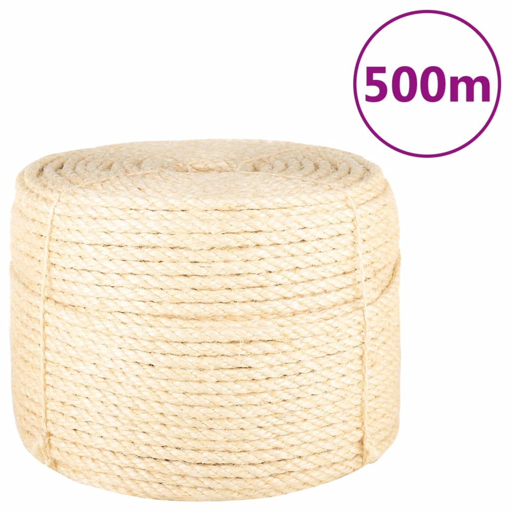 VIDAXL -Seil 10 mm 500 m 100% Sisal