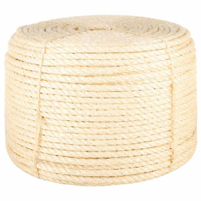 VIDAXL -Seil 12 mm 25 m 100% Sisal