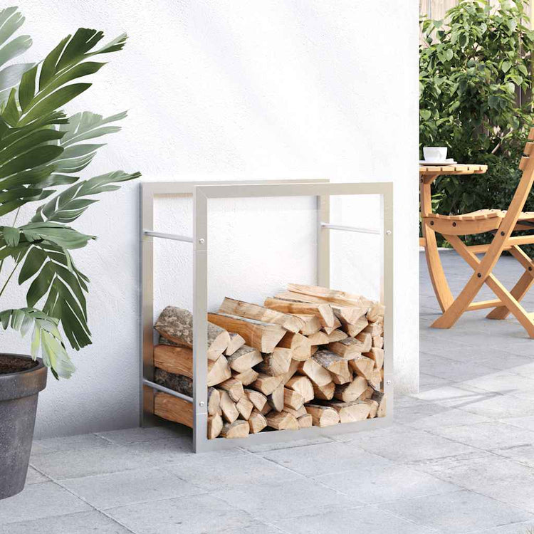 VIDAXL -Kamin 50x28x56 cm Edelstahl